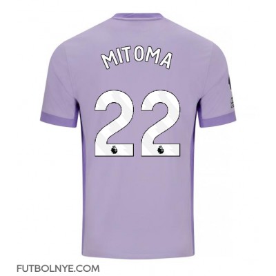 Camiseta Brighton Kaoru Mitoma #22 Visitante Equipación 2025-26 manga corta Camiseta Brighton Kaoru Mitoma #22 Visitante Equipación 2025-26 manga corta